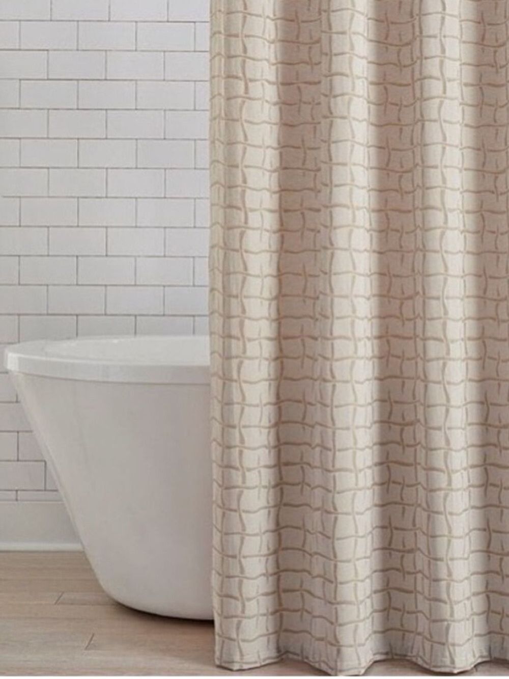 NWT $69 Luxury Hotel Cachet Shower Curtain